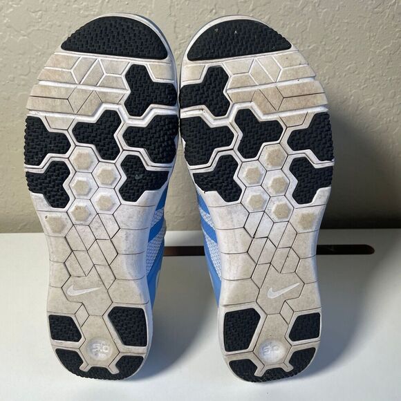 Nike Free Trainer 5.0 V6 AMP North Carolina PE white, size 8.5 723939-402 unc - Picture 8 of 9